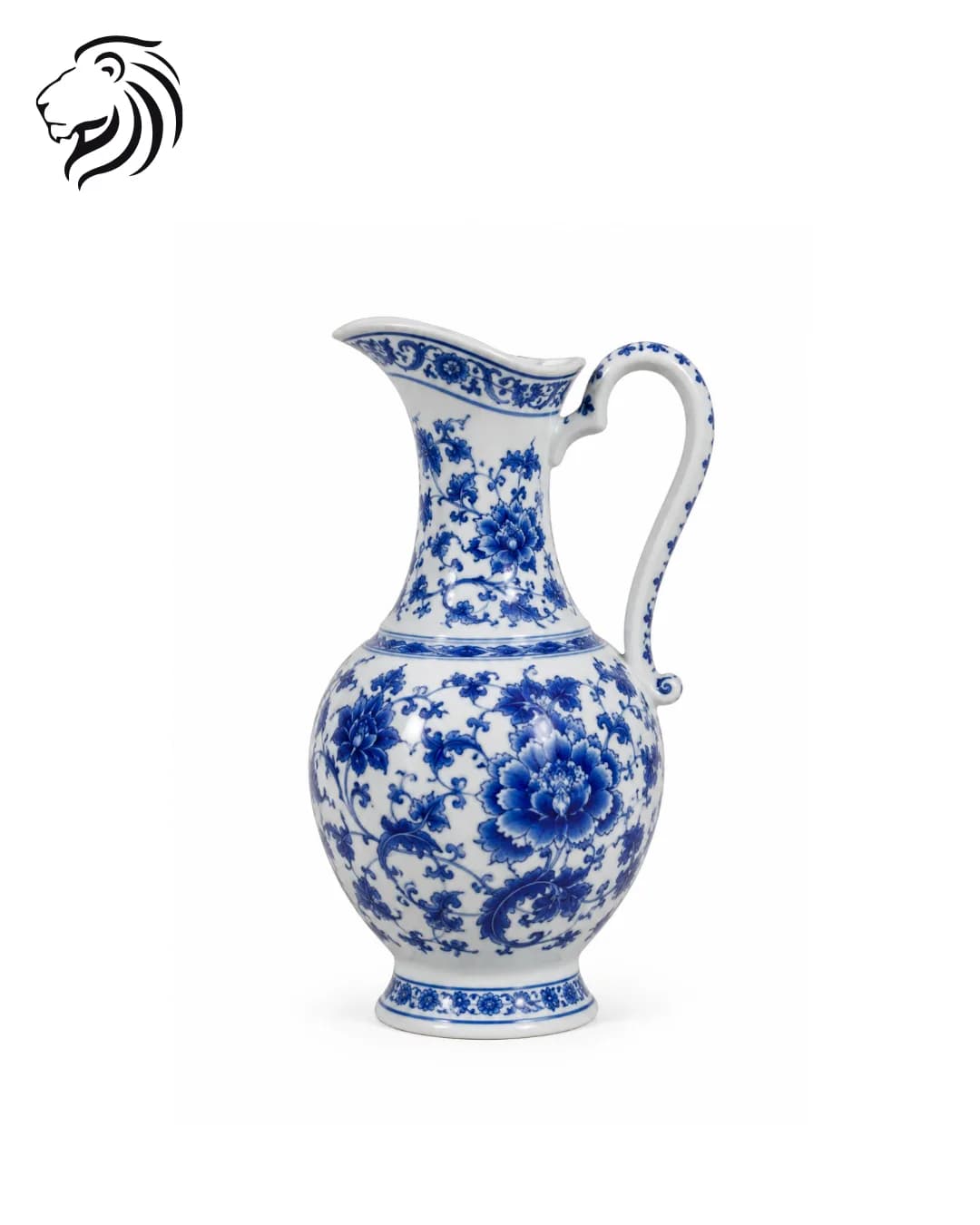 Aiguière bleu et blanc