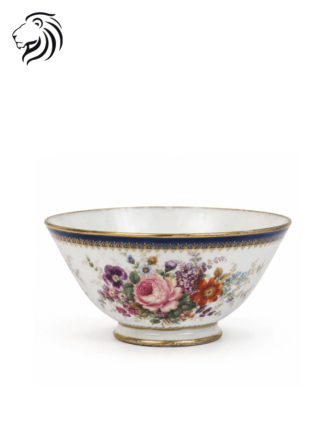 Grand bol à bouquet floral