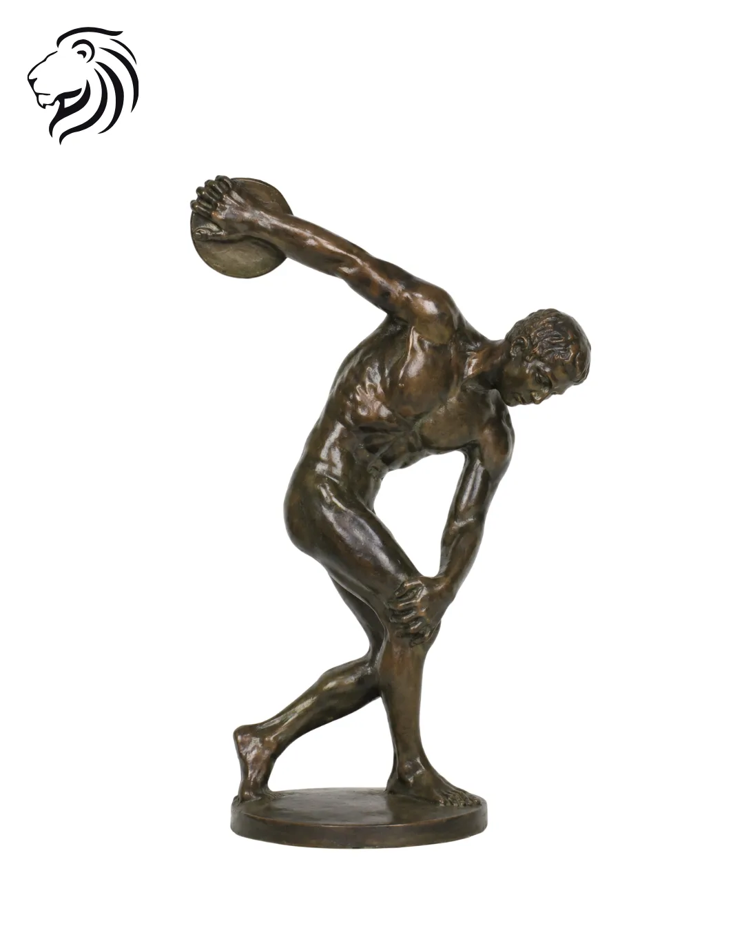 Discobole en bronze
