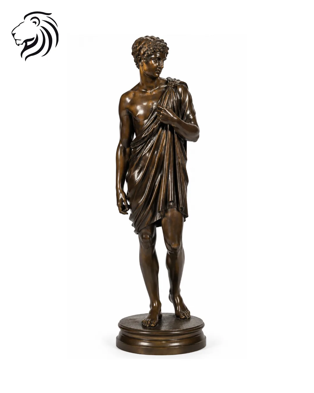 Figure masculine drapée