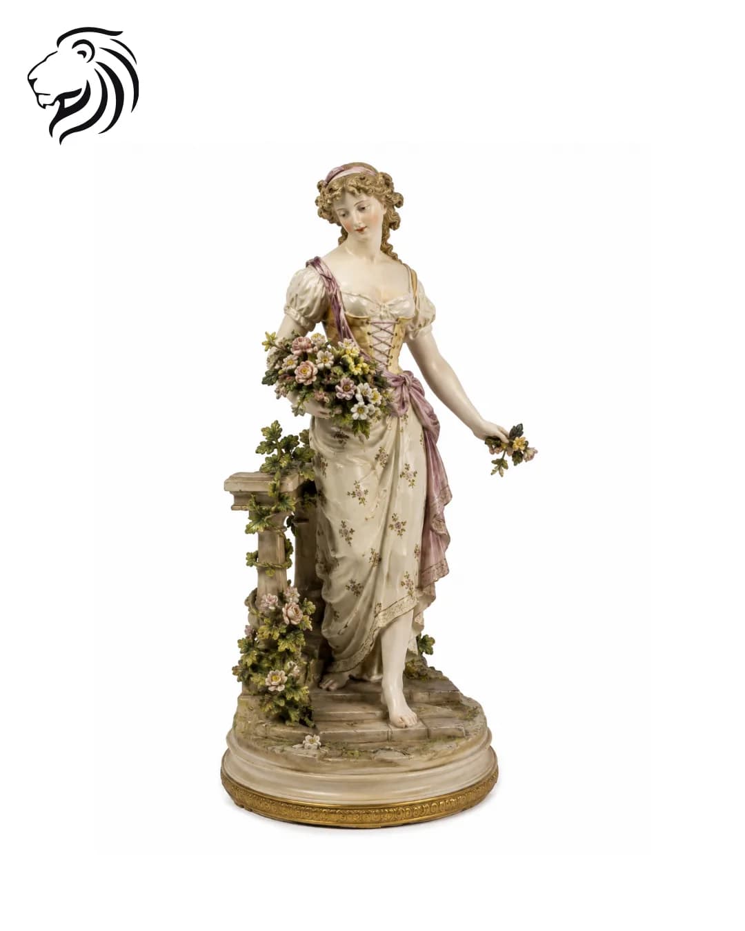 Jeune femme aux fleurs