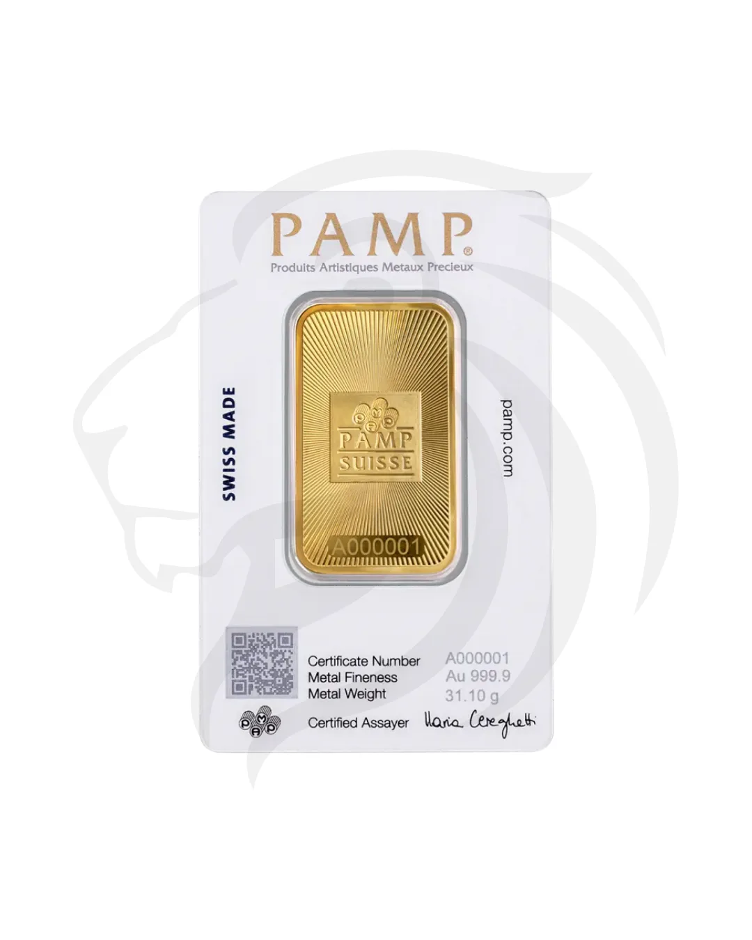 Lingot d’or PAMP Suisse 1 oz