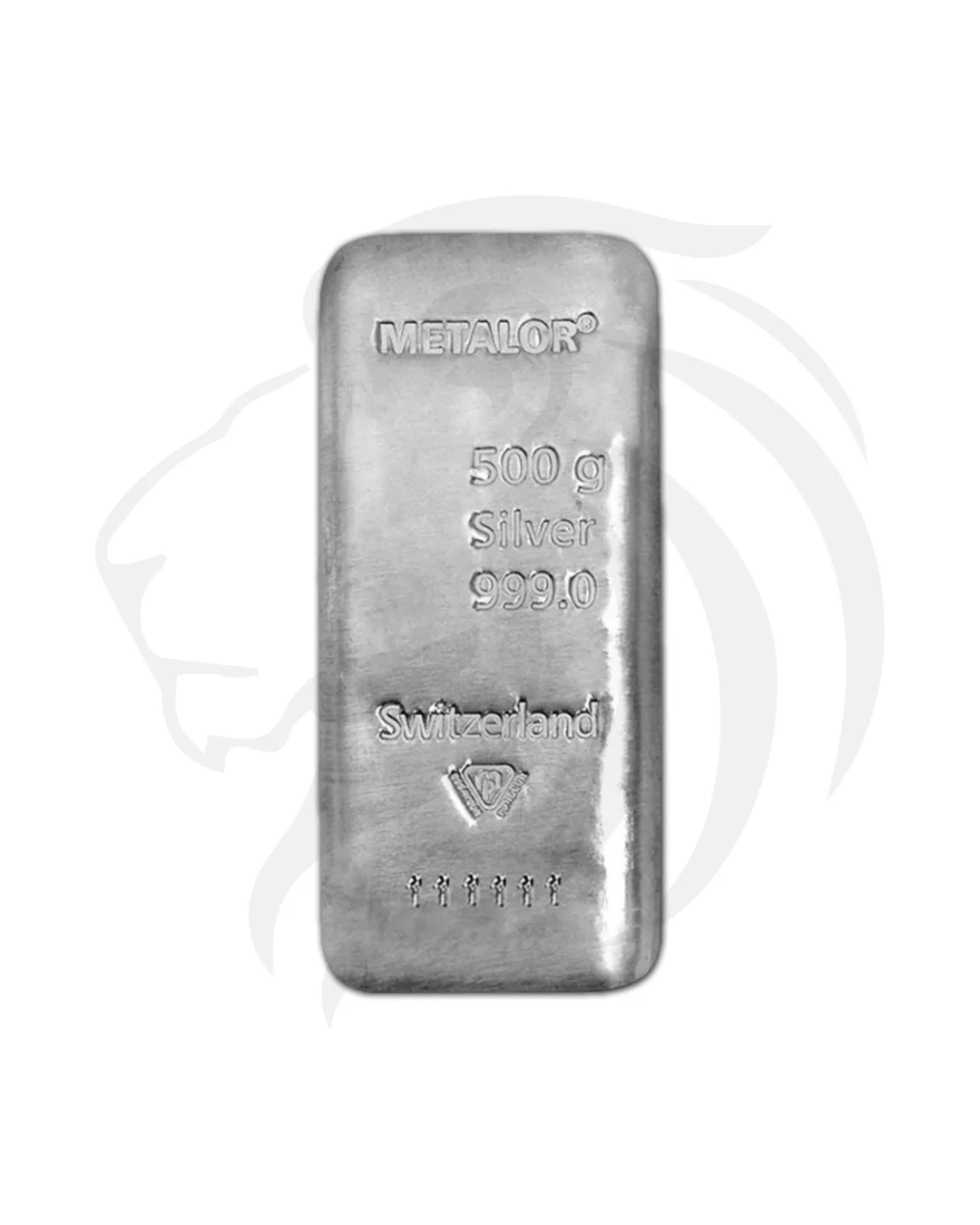Lingot d’argent Metalor 500 g