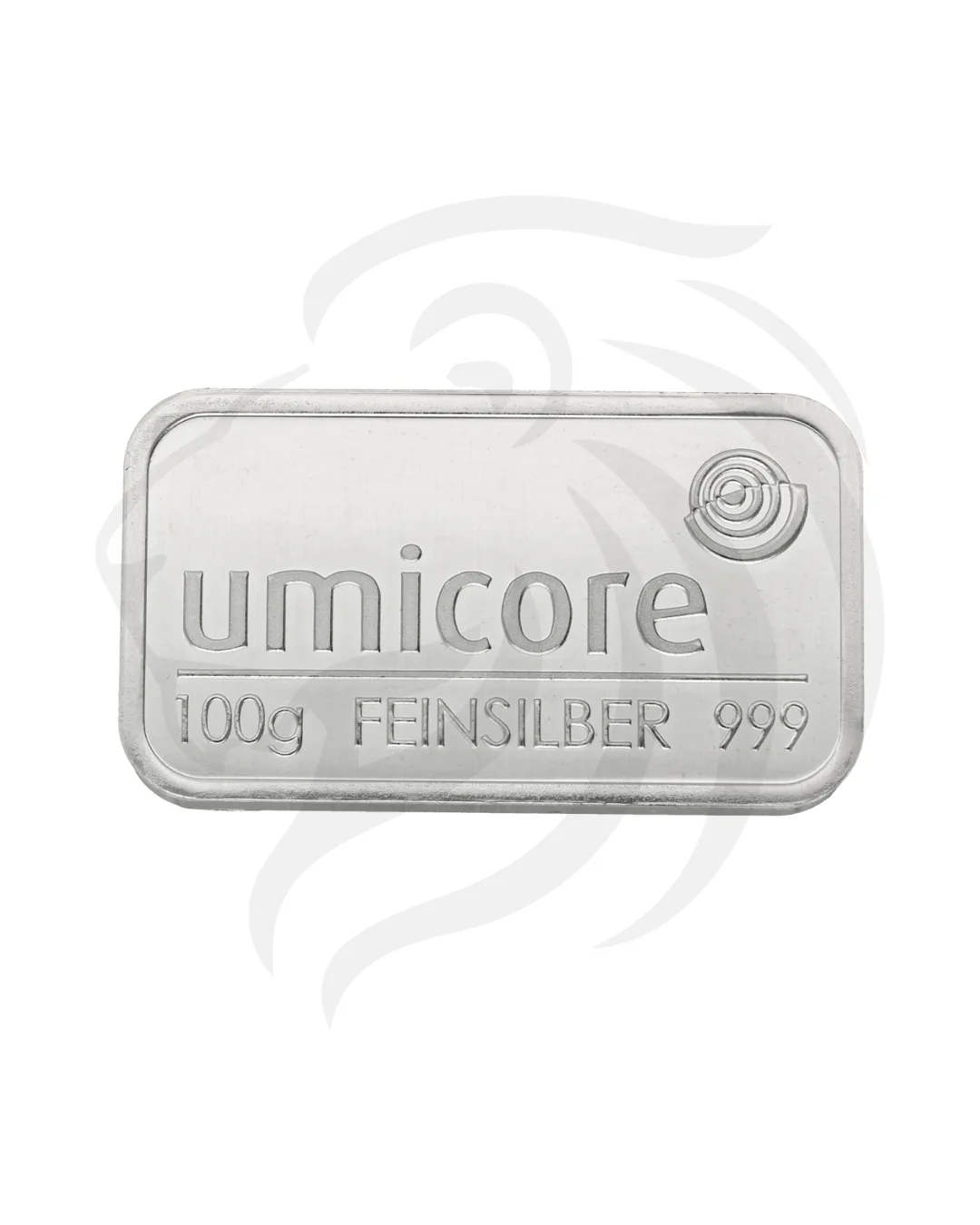 Lingot d’argent Umicore 100 g