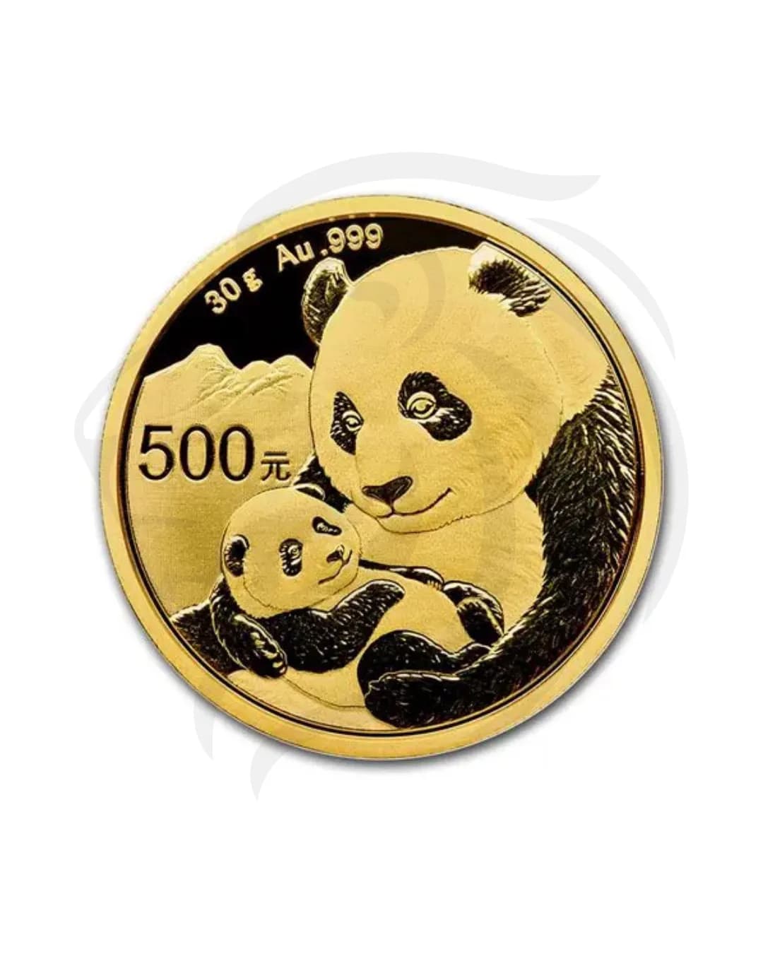 Monnaie d’or Panda chinois 30 g
