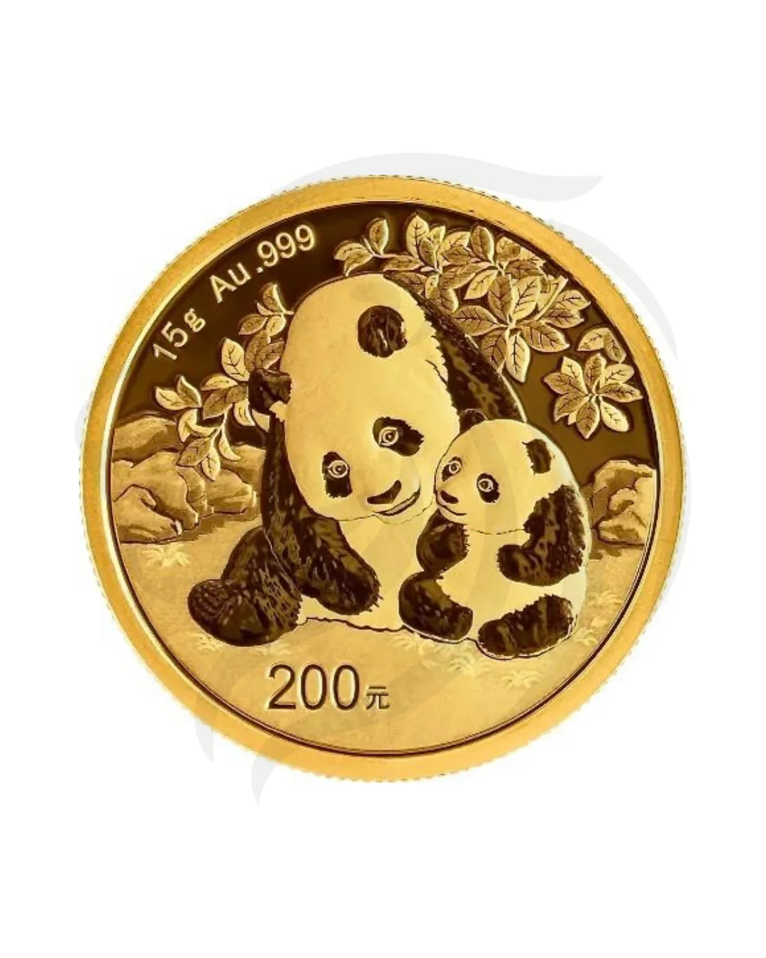 Monnaie d’or Panda chinois 15 g