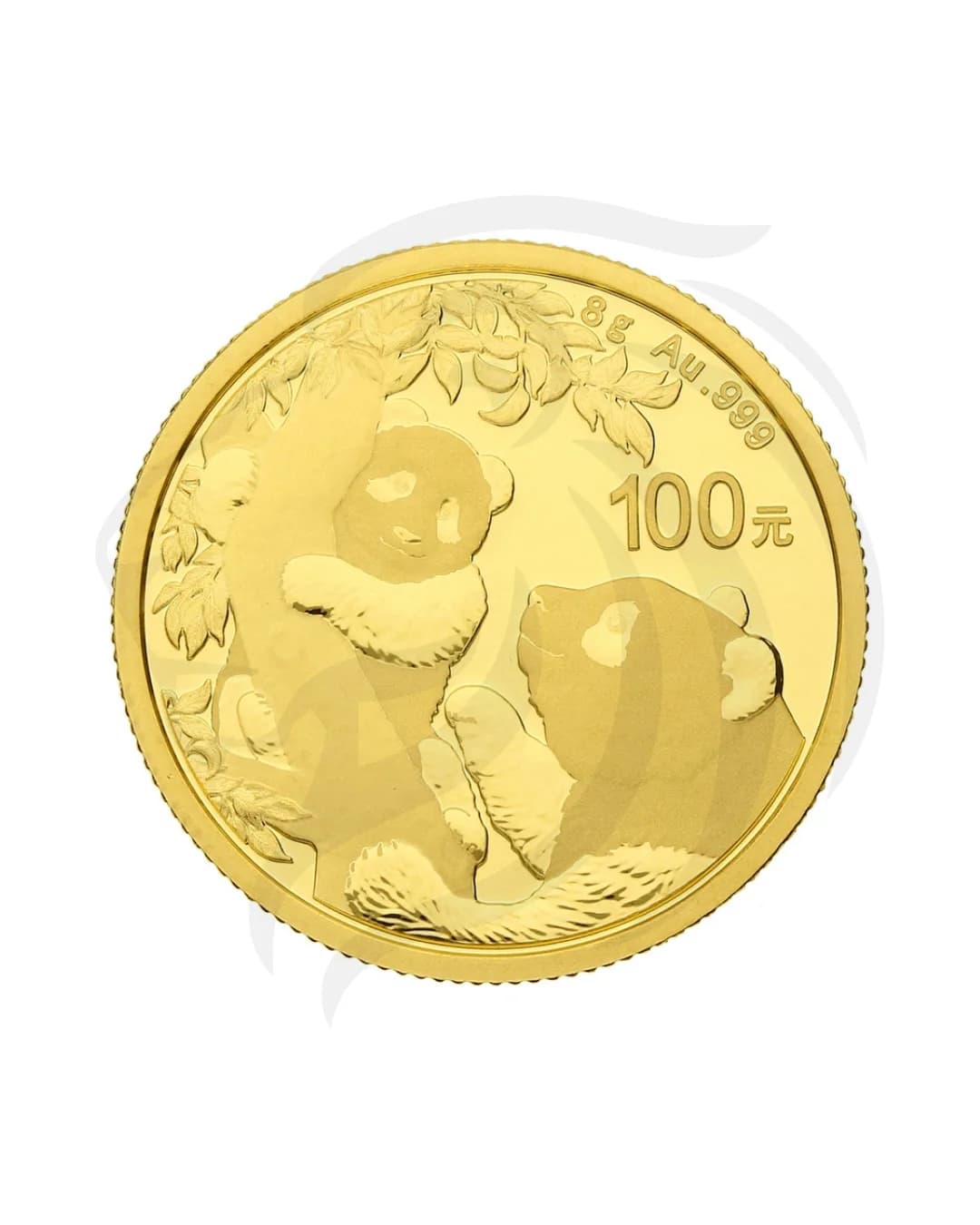 Monnaie d’or Panda chinois 8 g