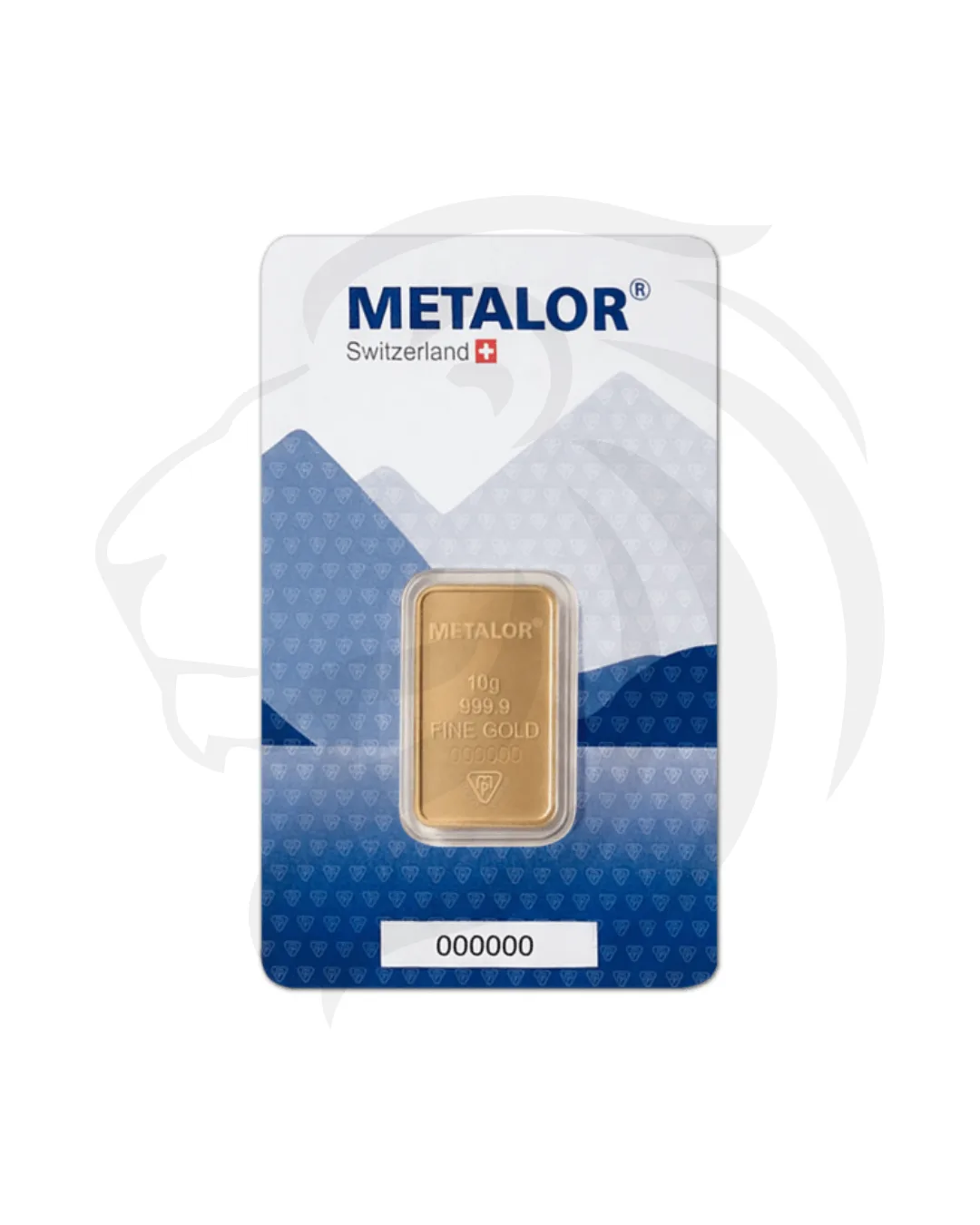 Lingot d’or Metalor 10 g