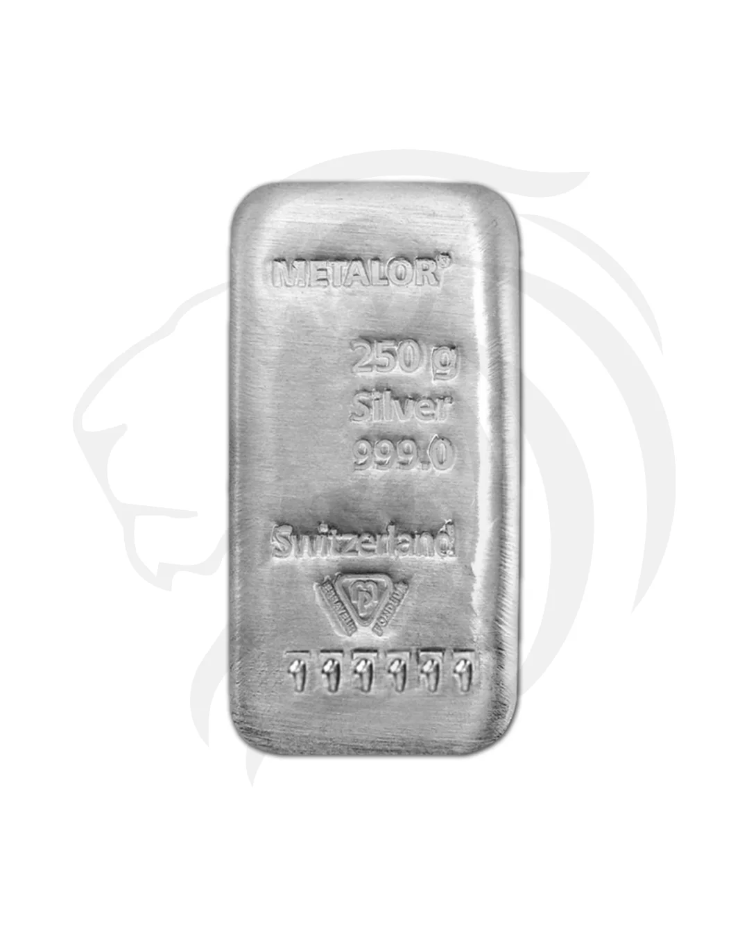 Lingot d’argent Metalor 250 g