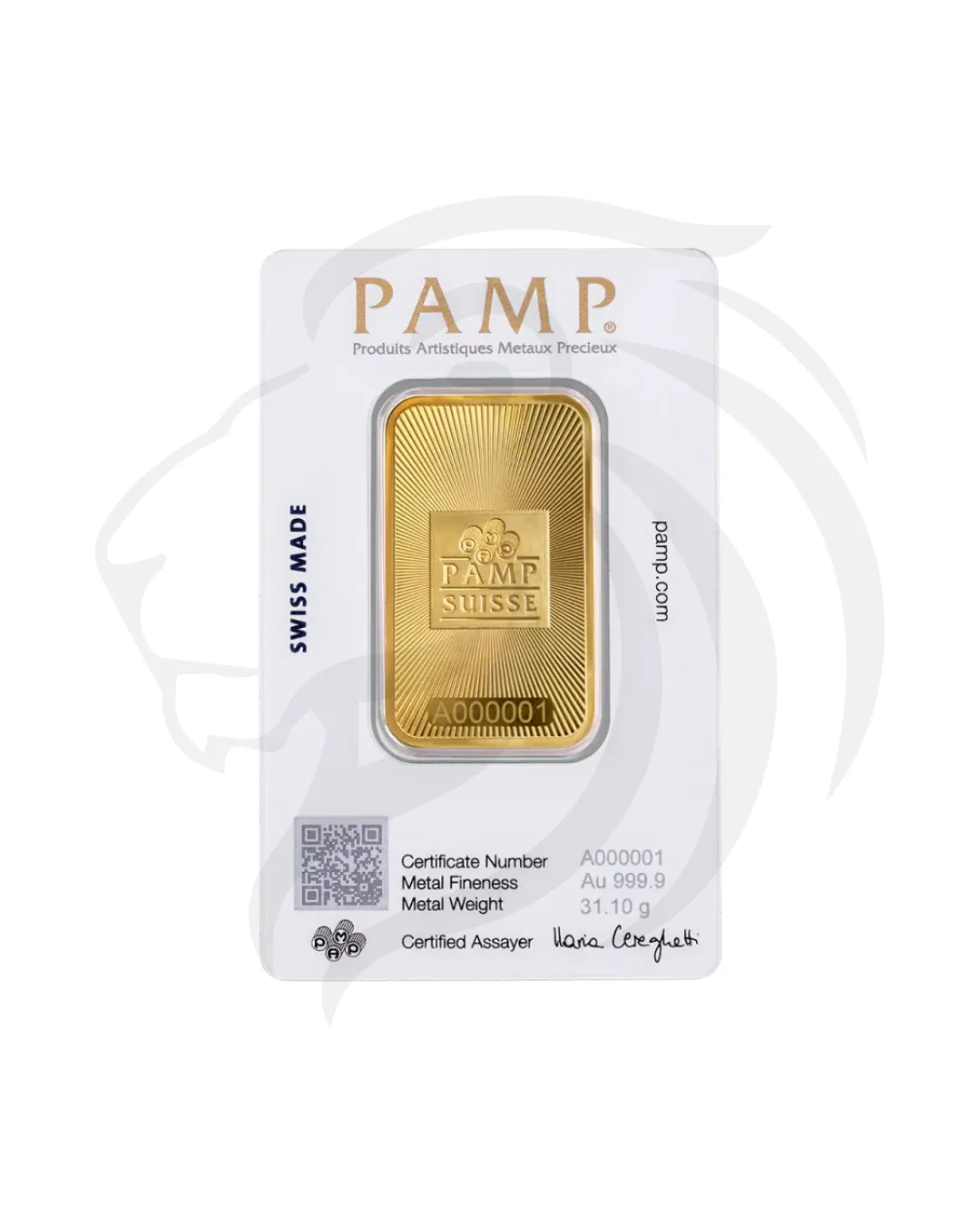 Lingot d’or PAMP Suisse 1 oz