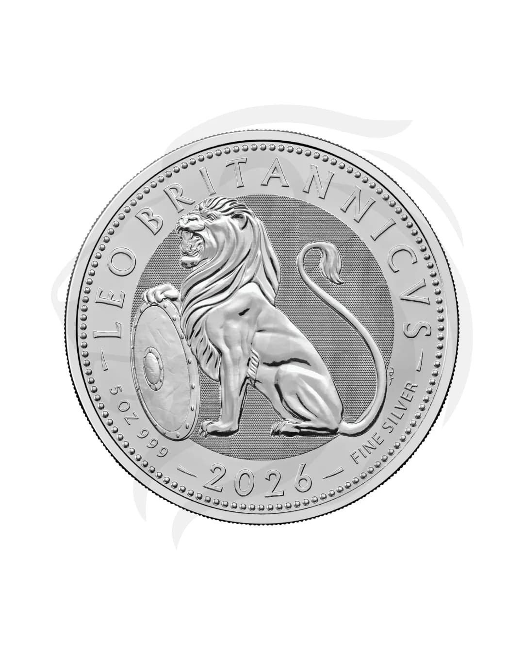 Monnaie d’argent British Lion 2026 5 oz