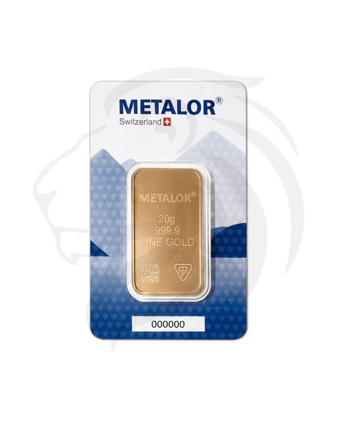 Lingot d’or Metalor 20 g