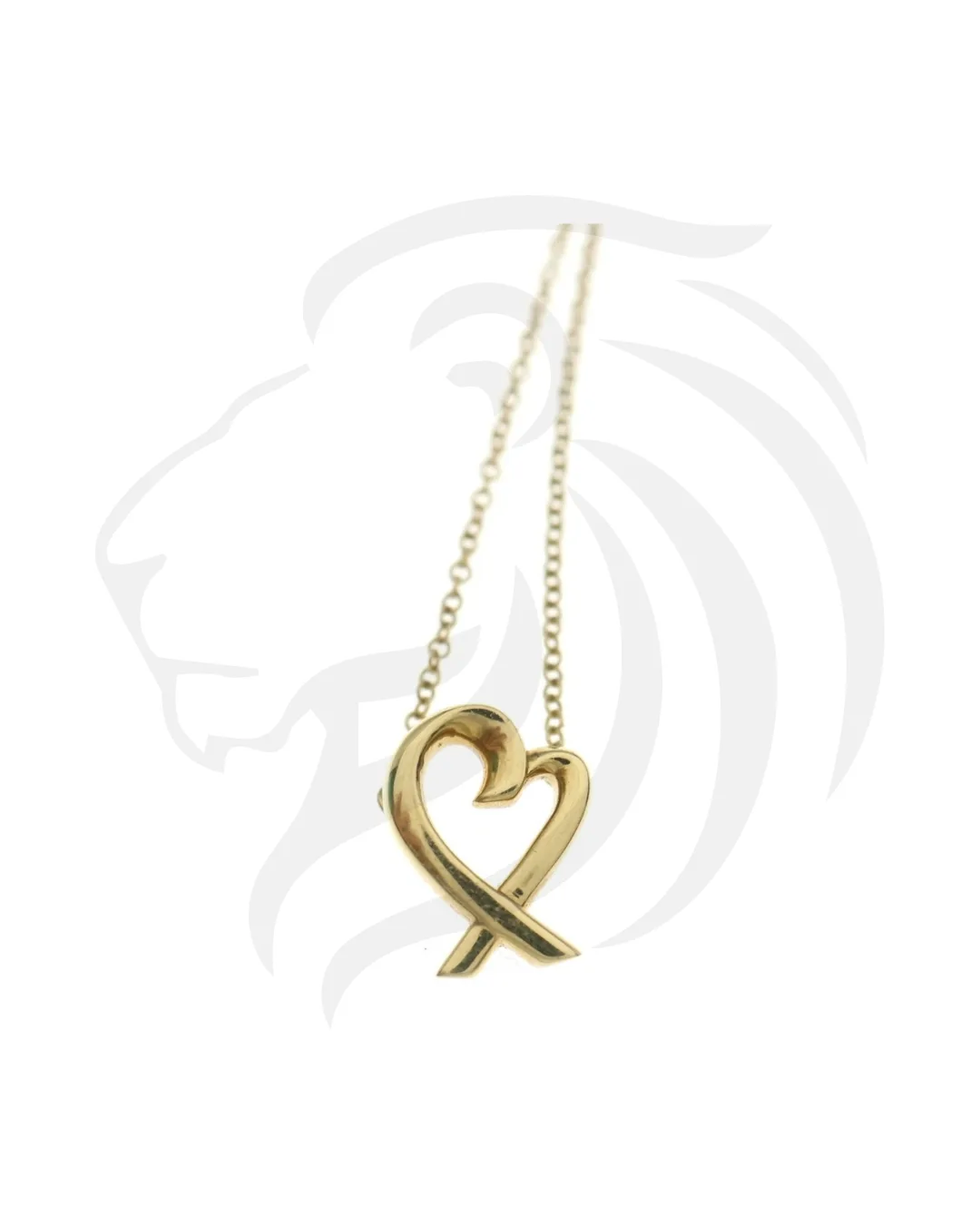 TIFFANY & CO COLLIER PENDENTIF CŒUR TIFFANY LOVING HEART