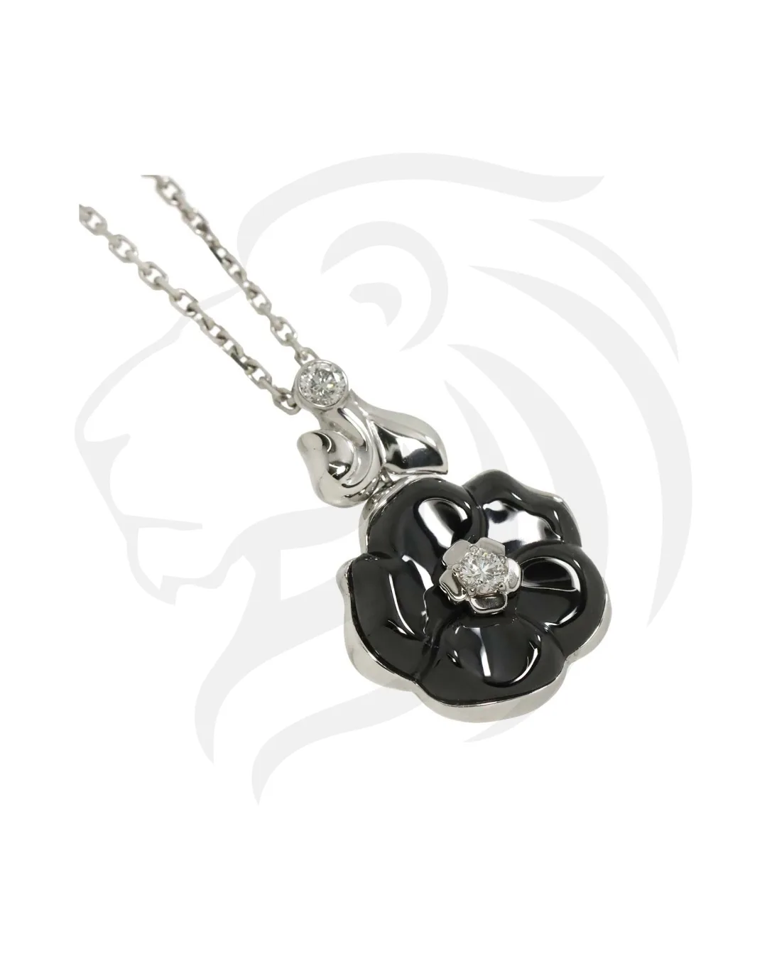 CHANEL CAMELLIA DIAMOND NECKLACE
