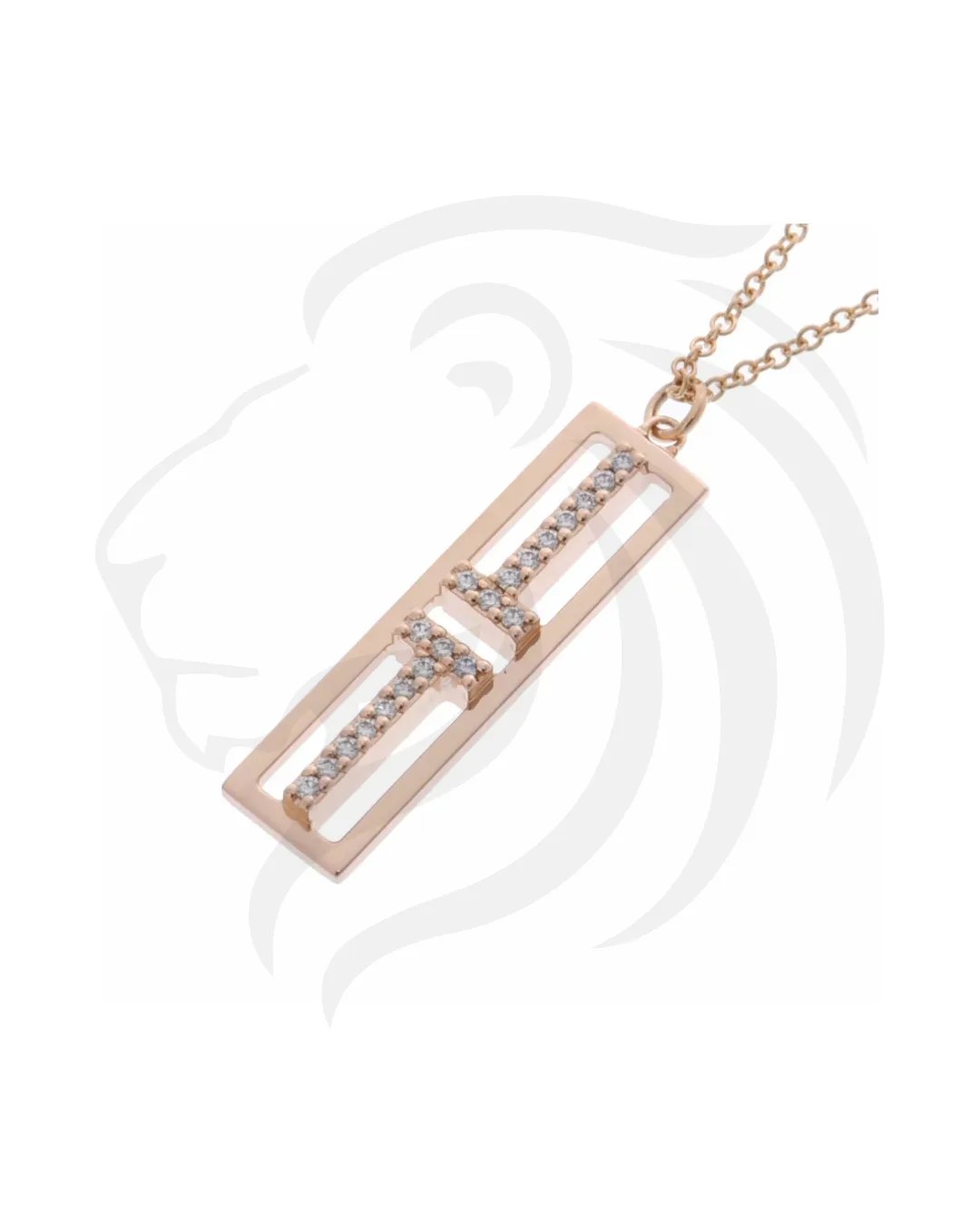 TIFFANY & CO. T TWO OPEN VERTICAL BAR