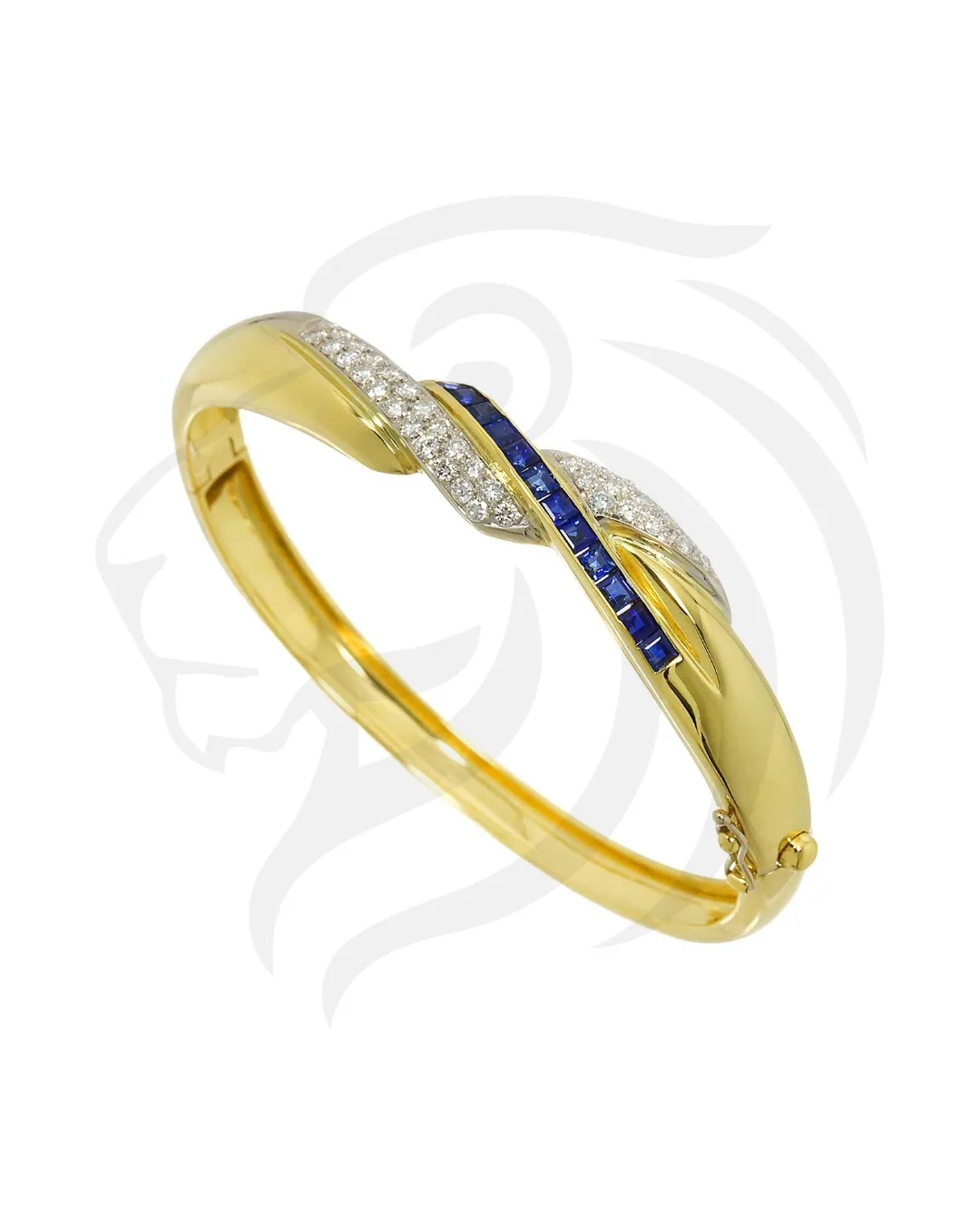 DAMIANI BRACELET SAPHIRS ET DIAMANTS 0.82 CT