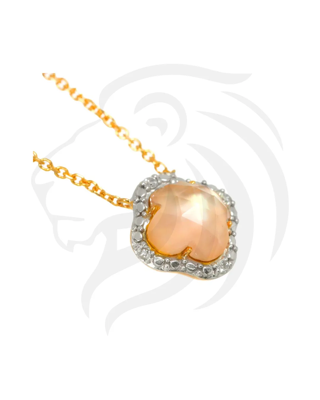VENDOME AOYAMA COLLIER QUARTZ & DIAMANTS 40 CM