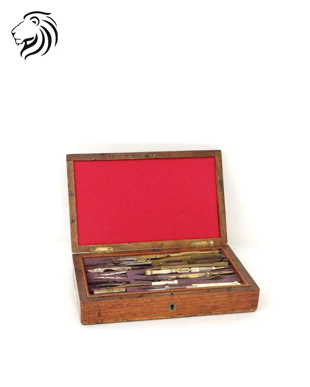 Coffret de compas de navigation et de dessin