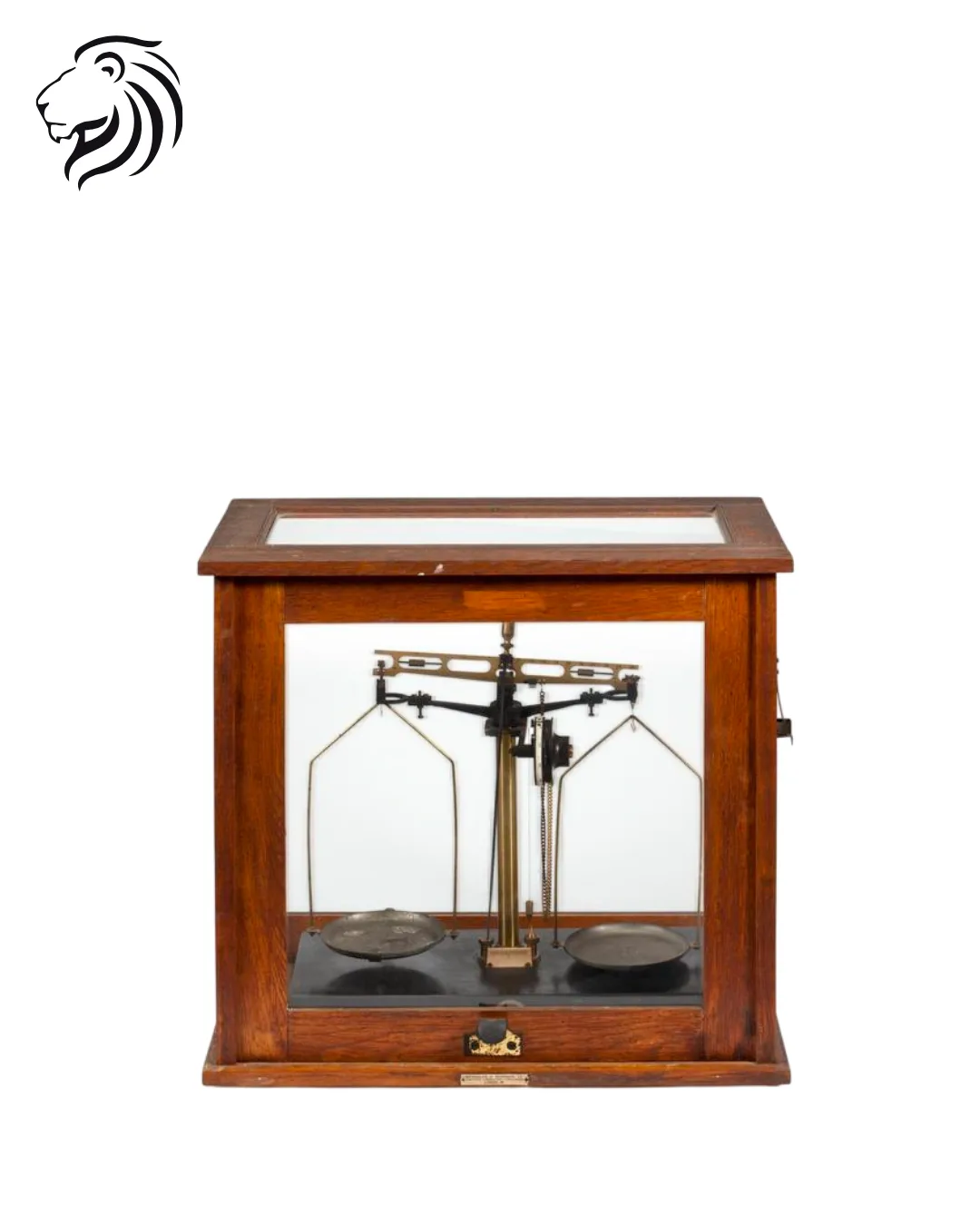 Balance de précision sous cage vitrée
