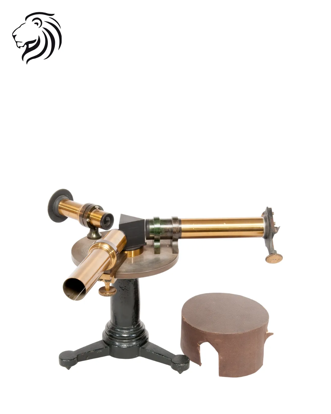 Spectroscope à prisme sur trépied