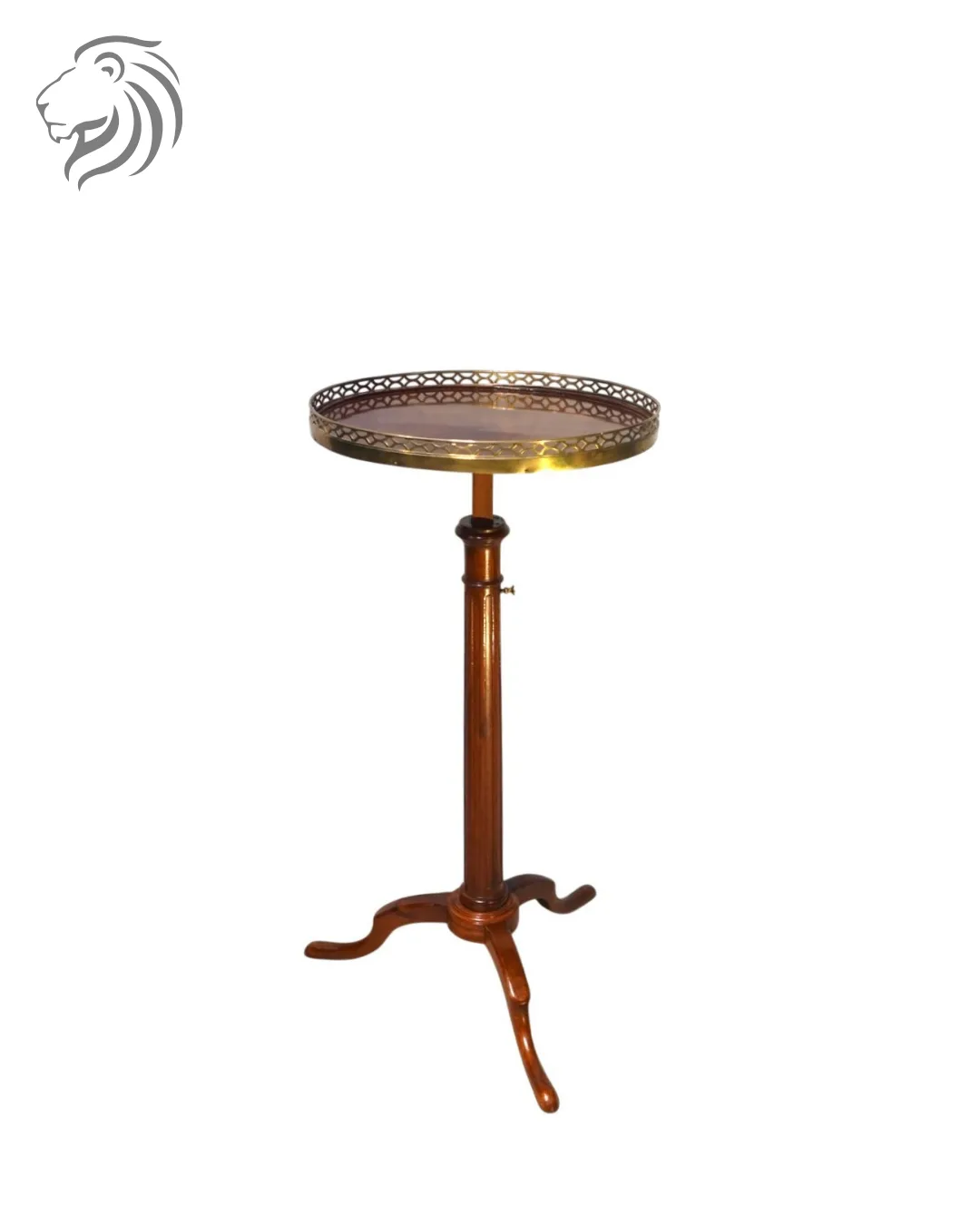 Guéridon à crémaillère en acajou d’époque Louis XVI