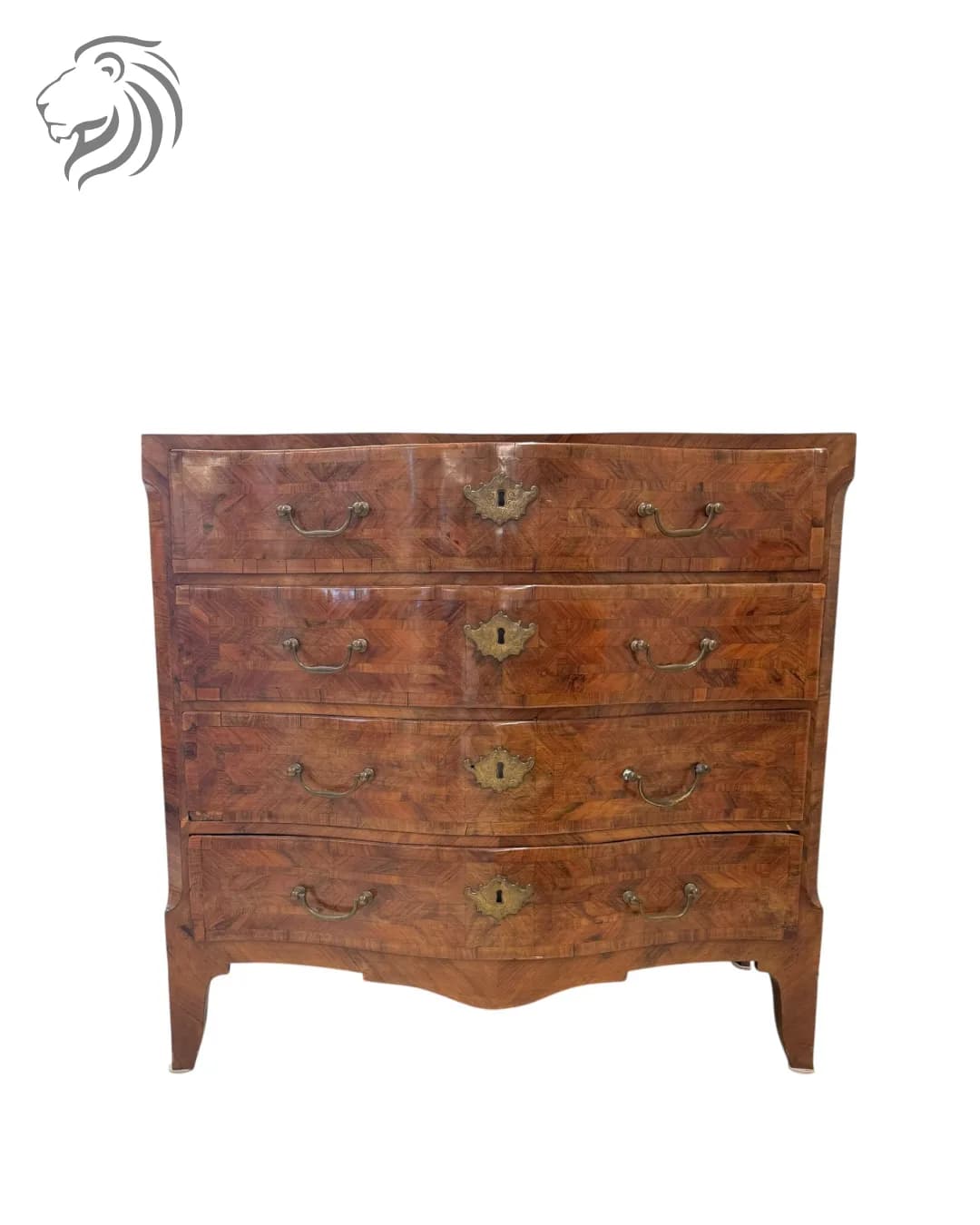 Commode sicilienne en placage de palissandre