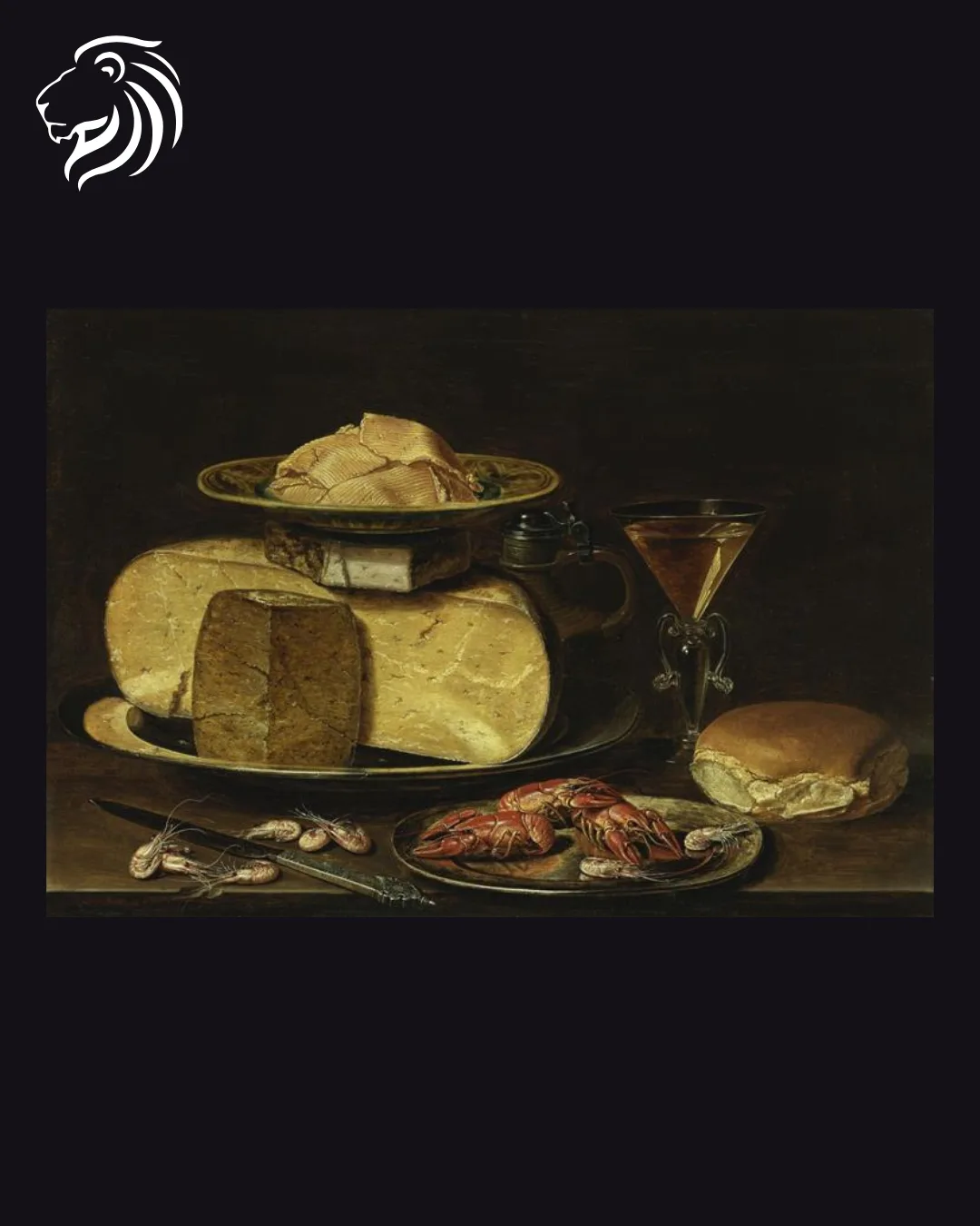 École de Clara Peeters – Nature morte aux fromages