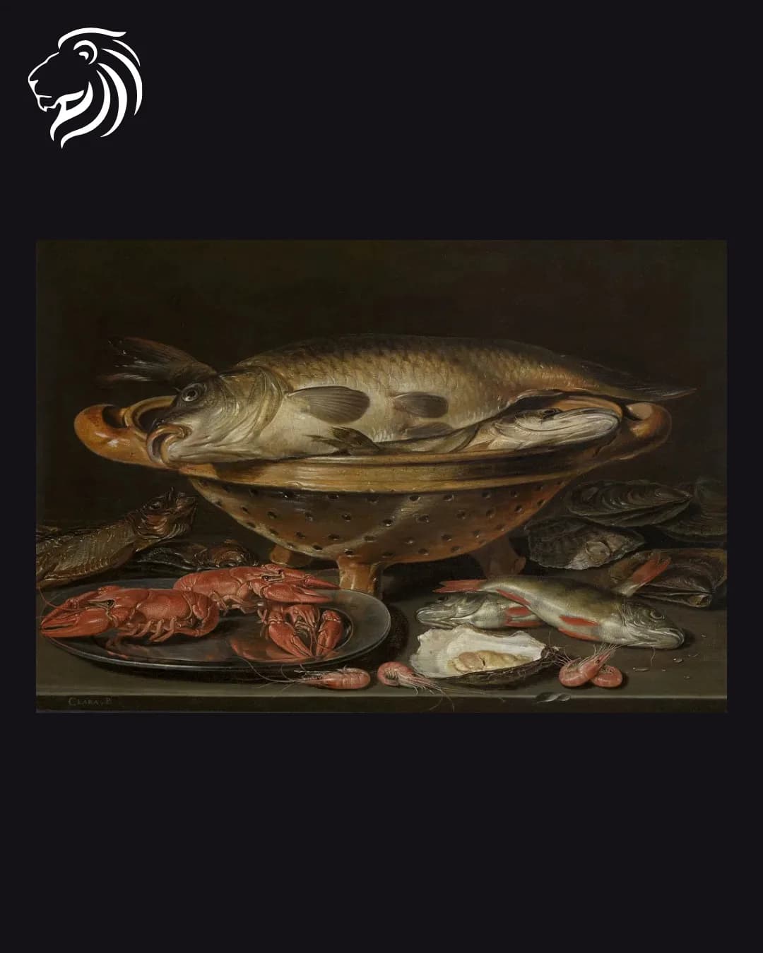 D’après Clara Peeters – Nature morte aux poissons