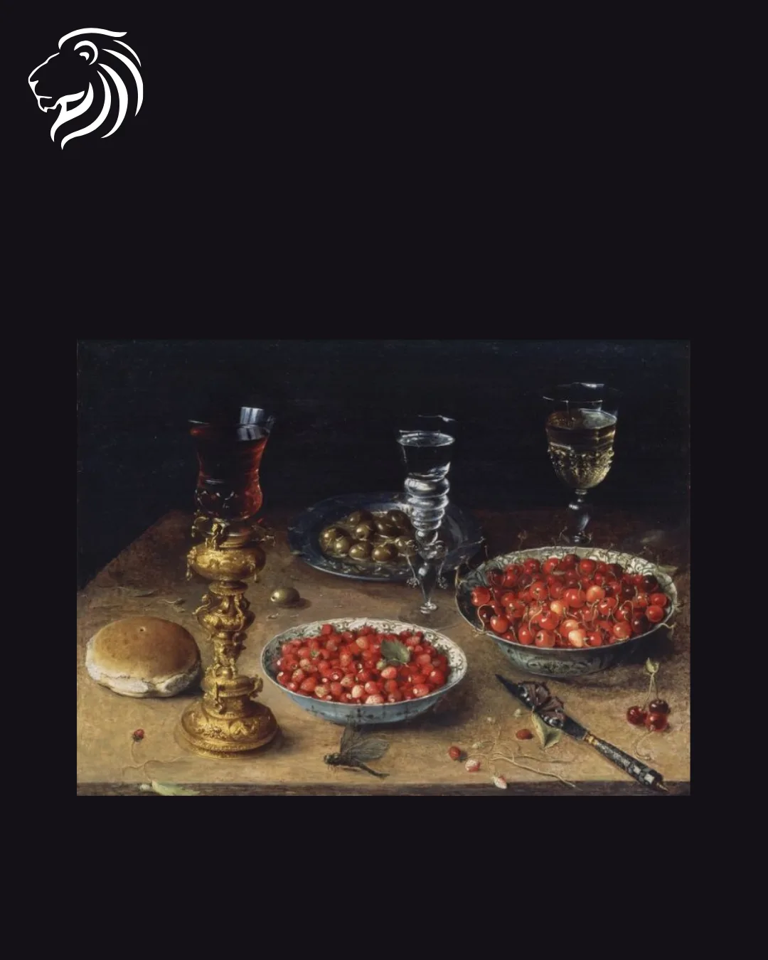 Suiveur de Osias Beert – Nature morte aux verres et fruits