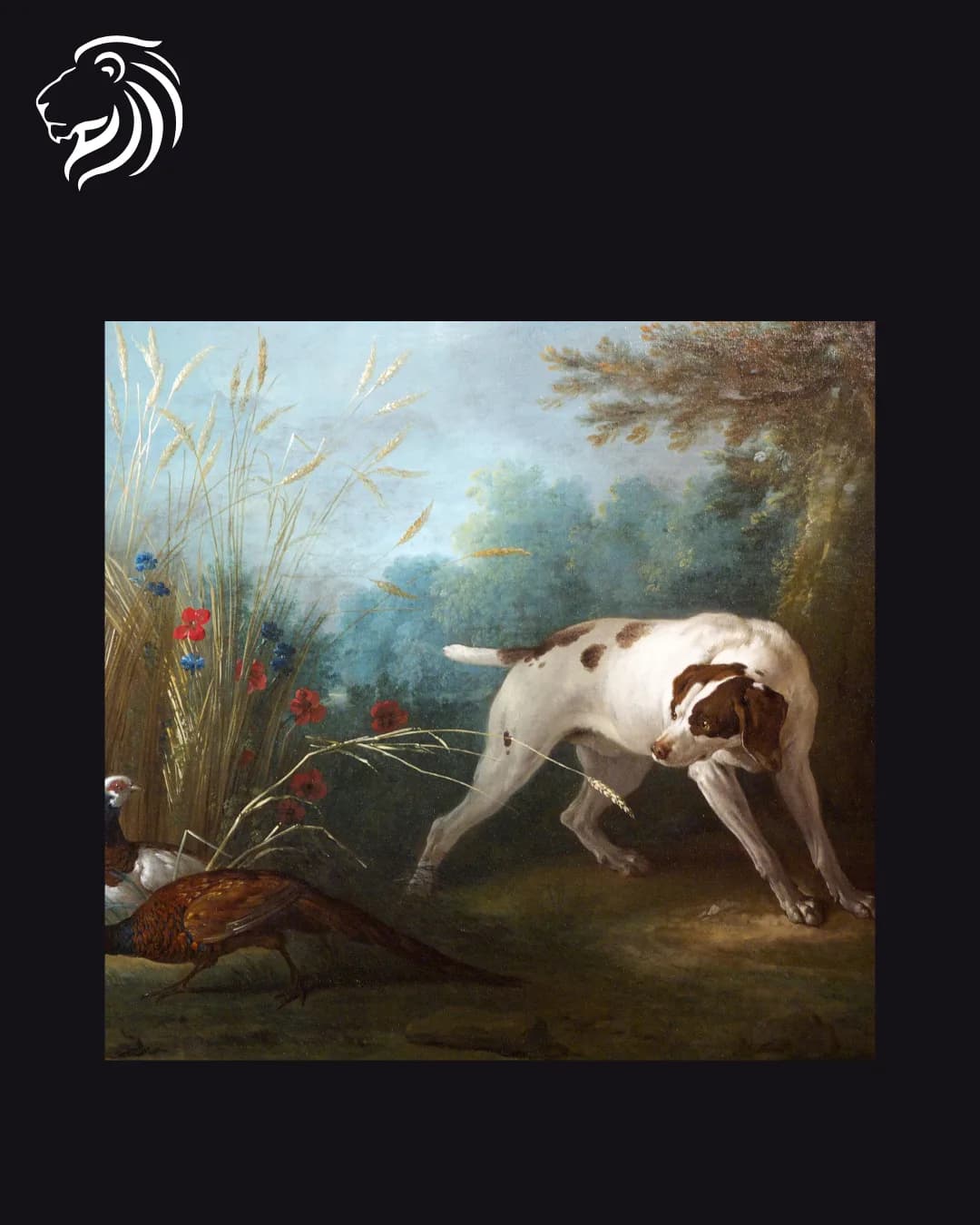 Suiveur de Jean-Baptiste Oudry – Chien gardant du gibier