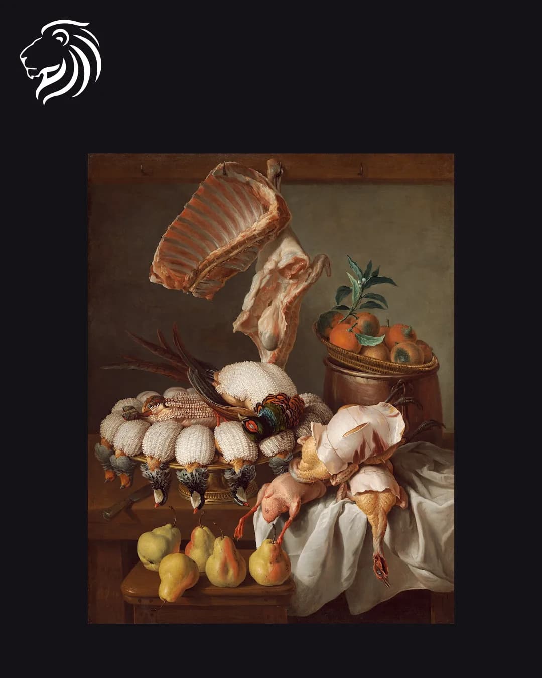 École de Alexandre-François Desportes – Nature morte au gibier à plume