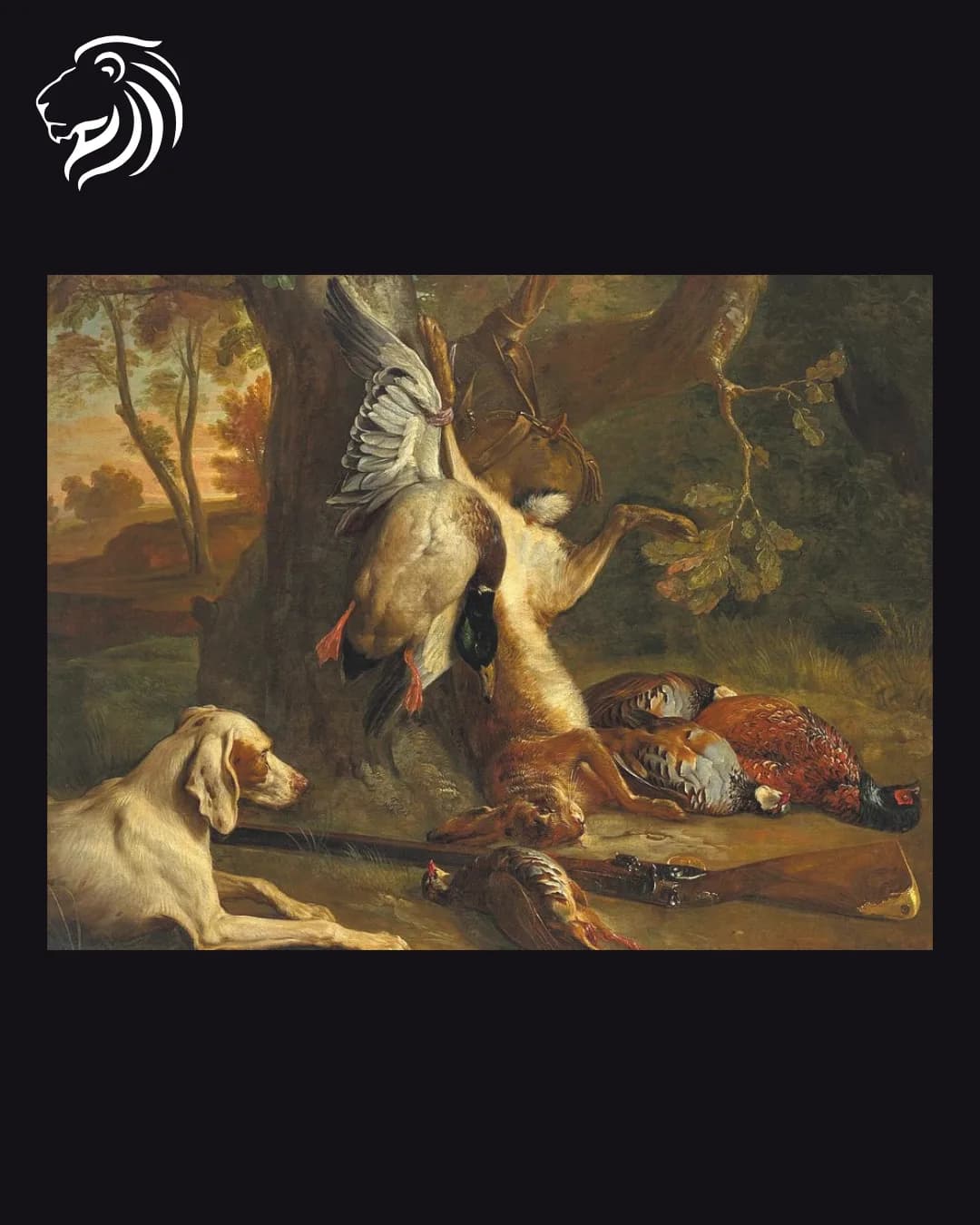 D’après Alexandre-François Desportes – Trophée de chasse