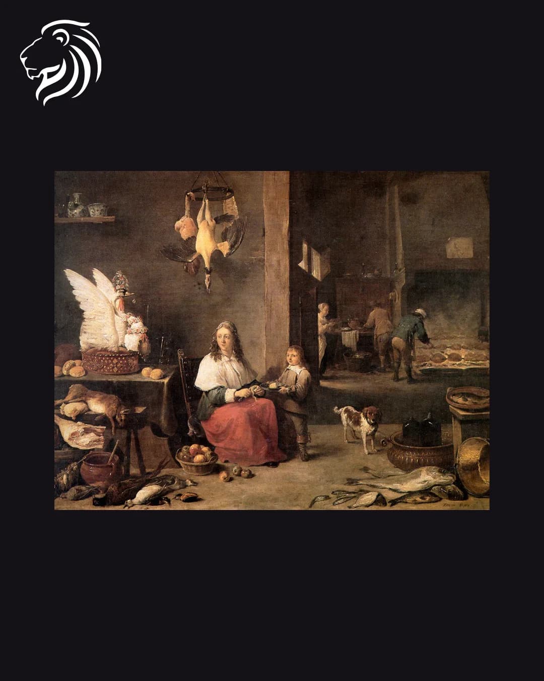 D’après David Teniers le Jeune – Intérieur de cuisine