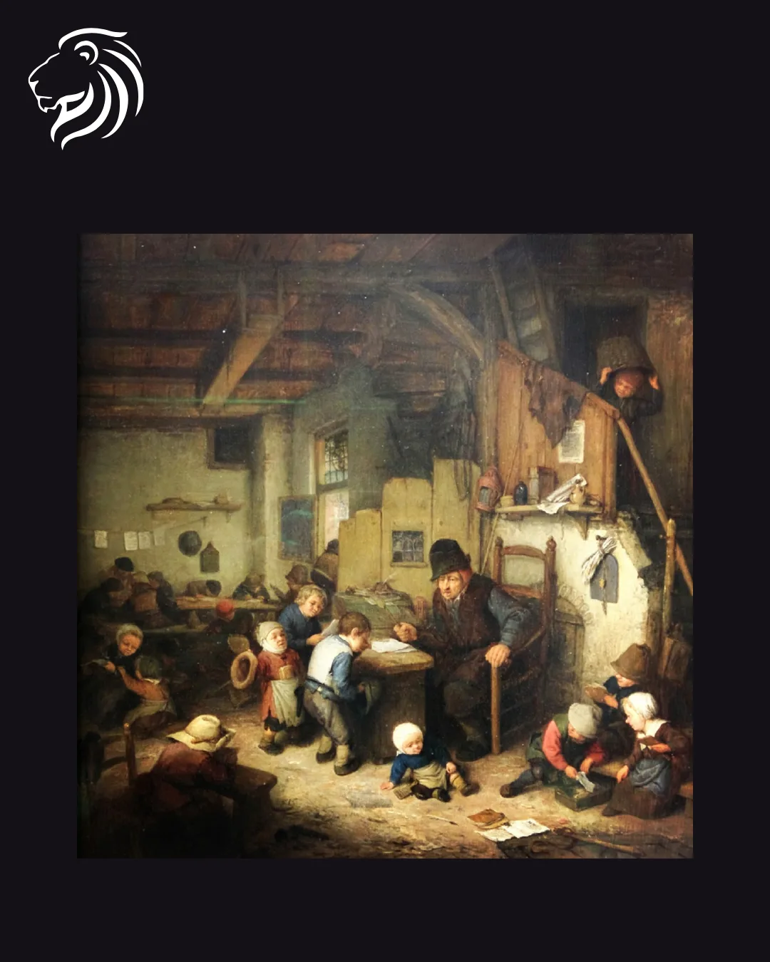 D’après Adriaen van Ostade – Le maître d’école