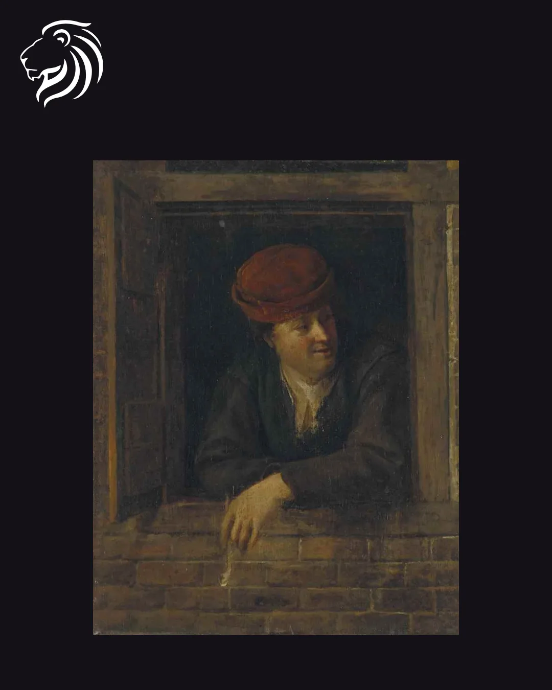 Suiveur de Adriaen van Ostade – Fumeur à la fenêtre