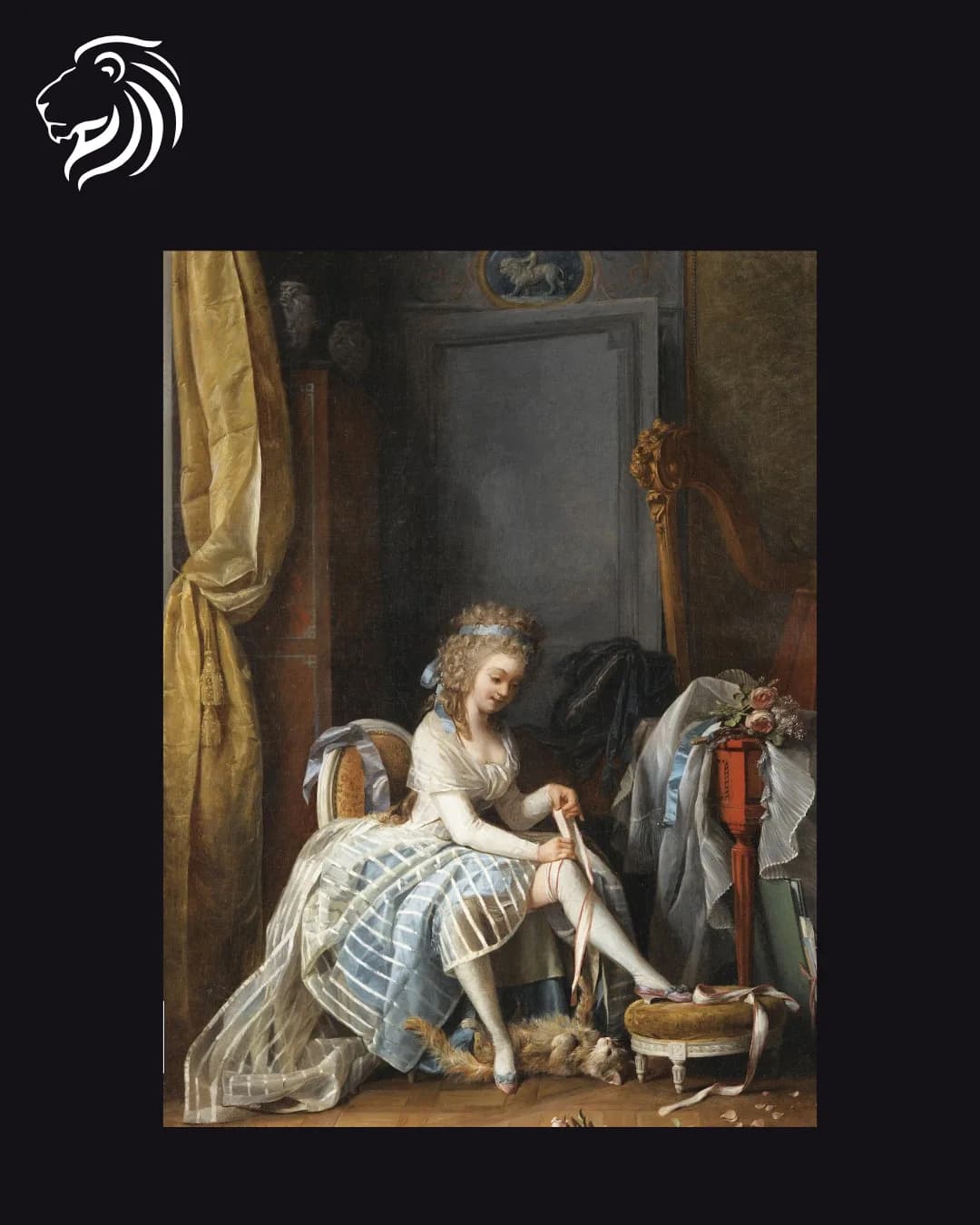 D’après Cornelis Bega – Jeune femme à sa toilette