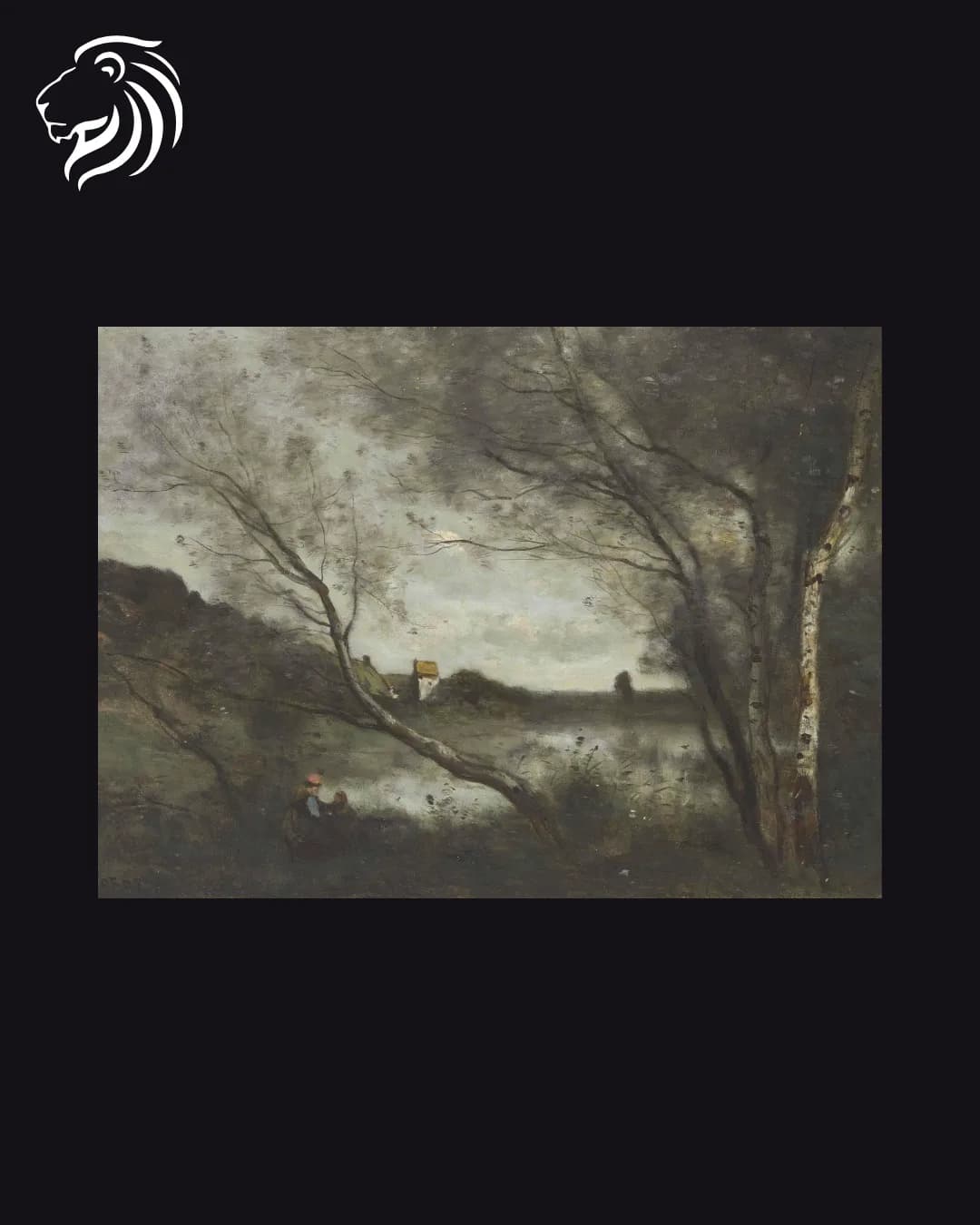 Suiveur de Camille Corot – Chemin en sous-bois