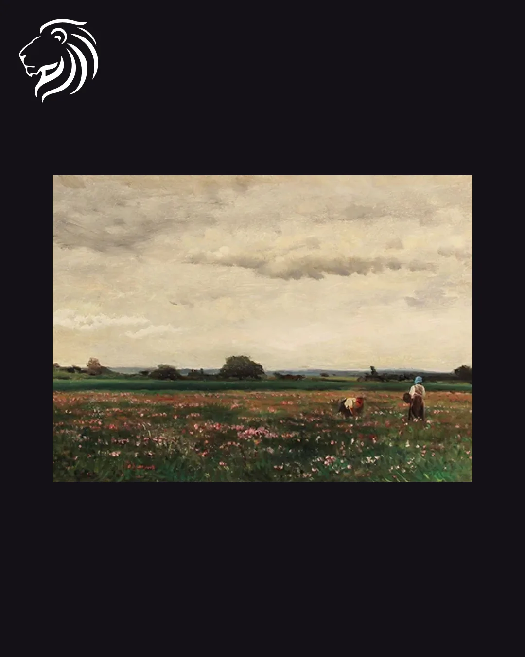 Dans le goût de Charles-François Daubigny – Vergers en fleurs