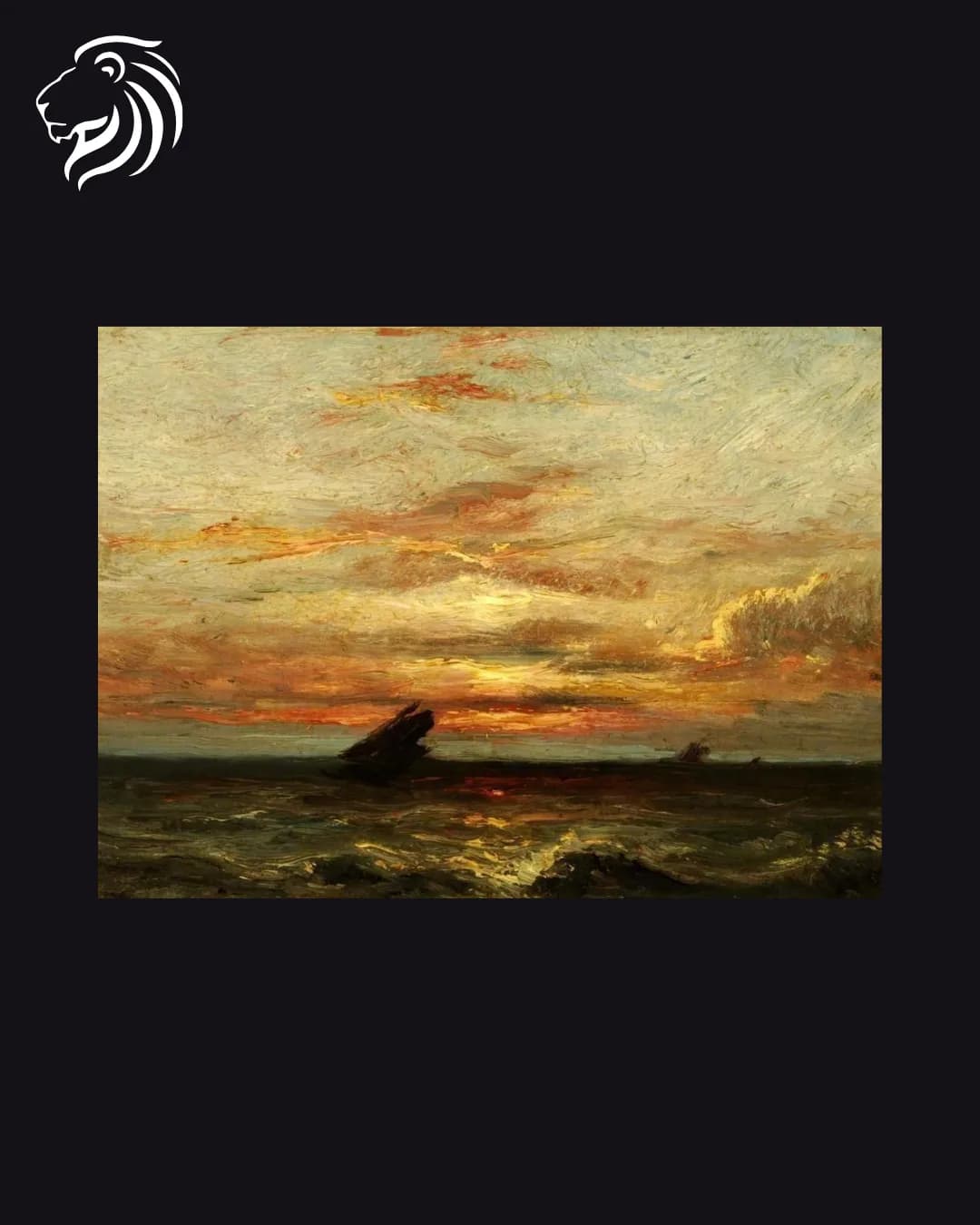 Dans le goût de Jules Dupré – Mare au coucher du soleil