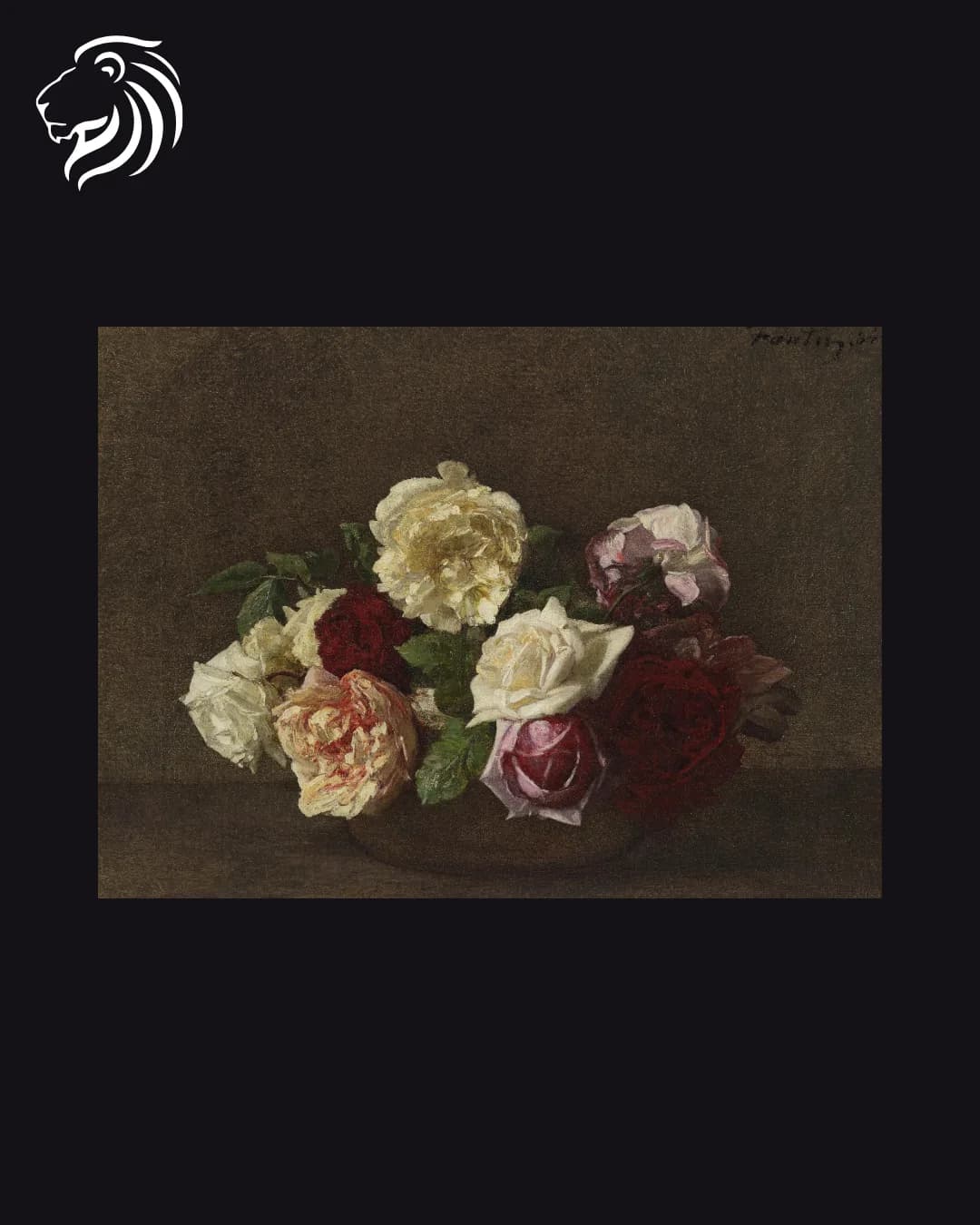D’après Henri Fantin-Latour – Fleurs dans une coupe