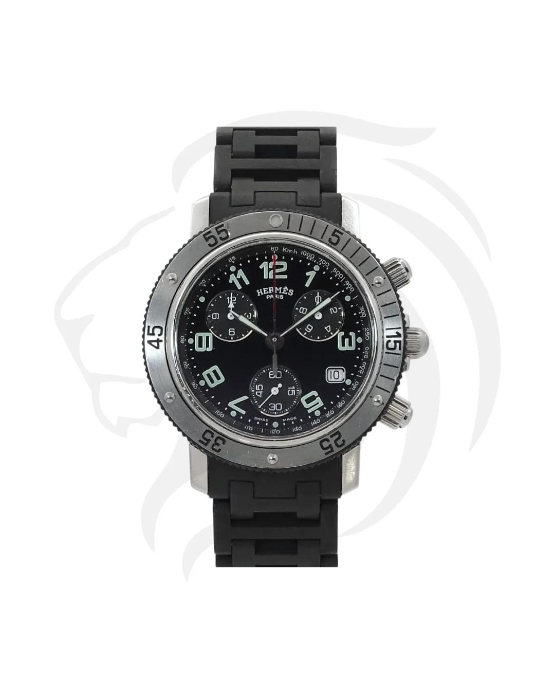 HERMÈS CLIPPER DIVER CHRONOGRAPHE RÉF. CL2.915