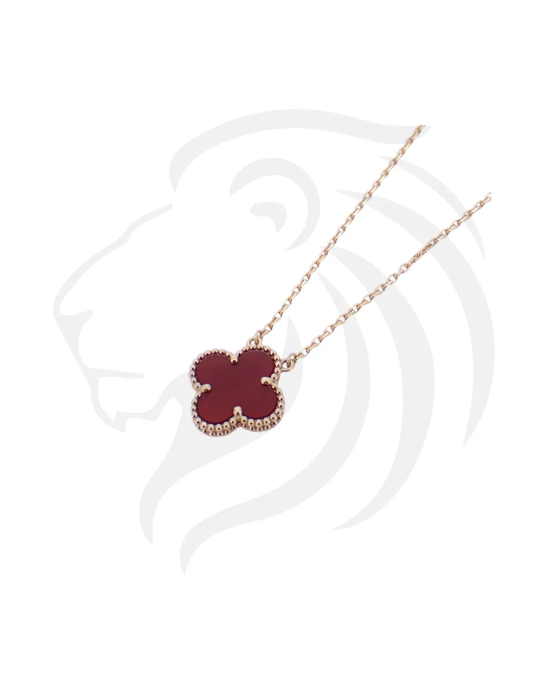 VAN CLEEF & ARPELS VINTAGE ALHAMBRA CORNALINE