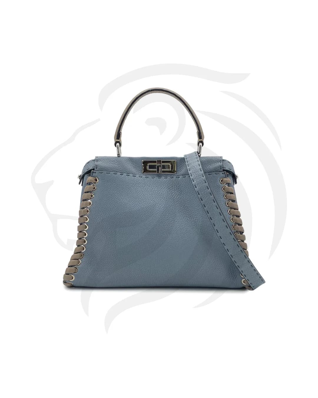FENDI PEEKABOO BLUE GRAY