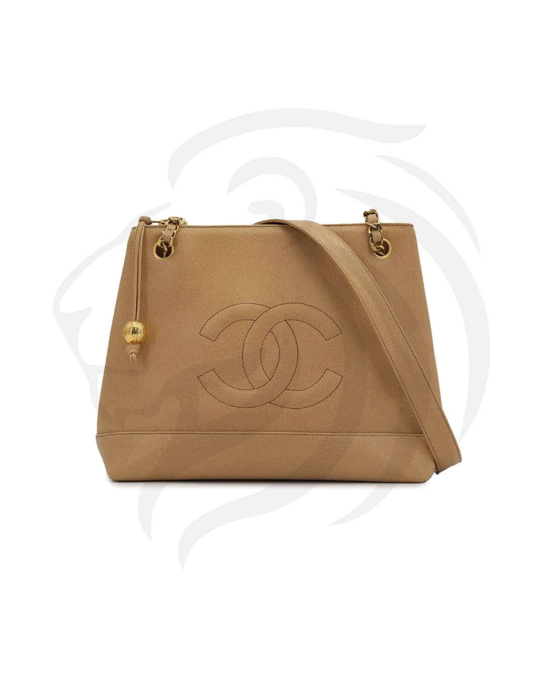CHANEL BIG COCO CHAIN SHOULDER BAG